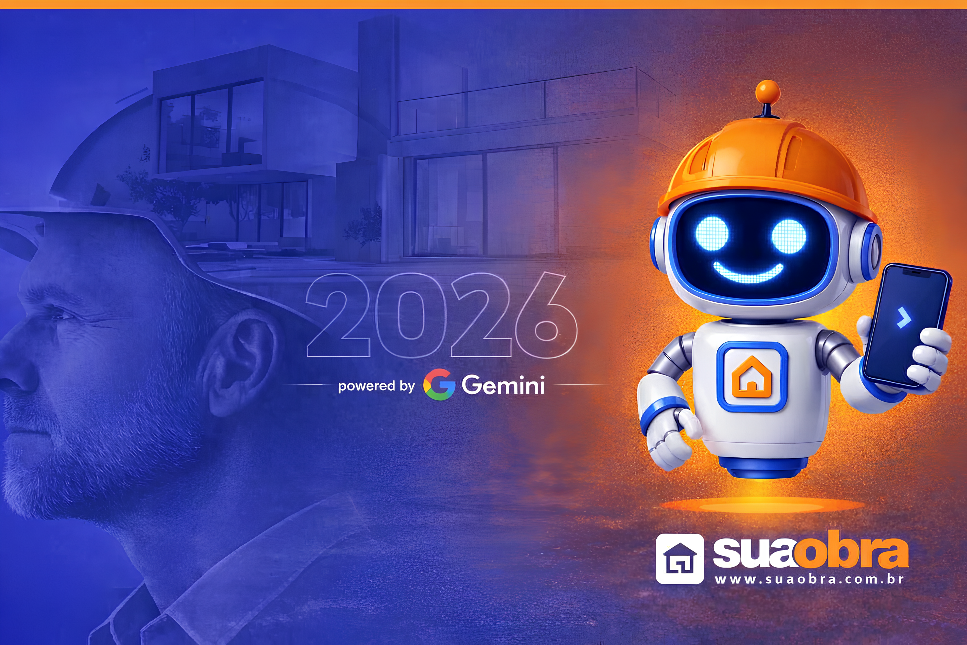 Sua Obra powered by Gemini — prospecção de obras com inteligência artificial